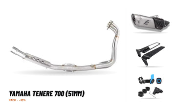 Manifolds + Exhaust Tip Pack – Yamaha Tenere 700 (51mm)