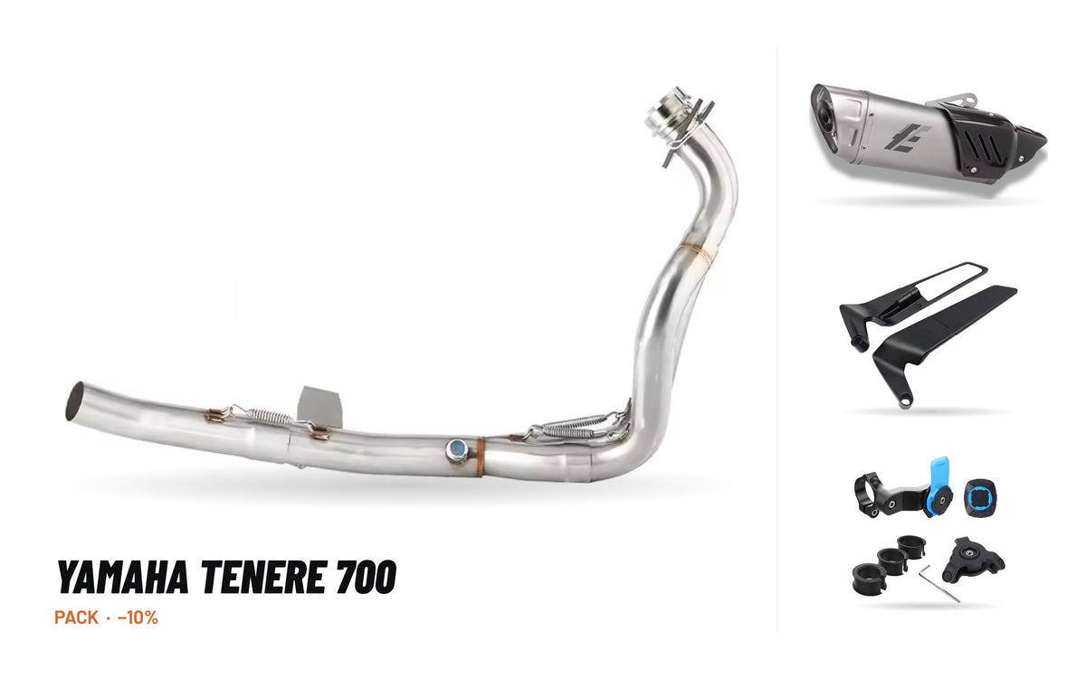 Set Krümmer + Endschalldämpfer – Yamaha Tenere 700