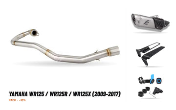 Pack Coletores + Ponteira – Yamaha WR125 / WR125R / WR125X (2009-2017)