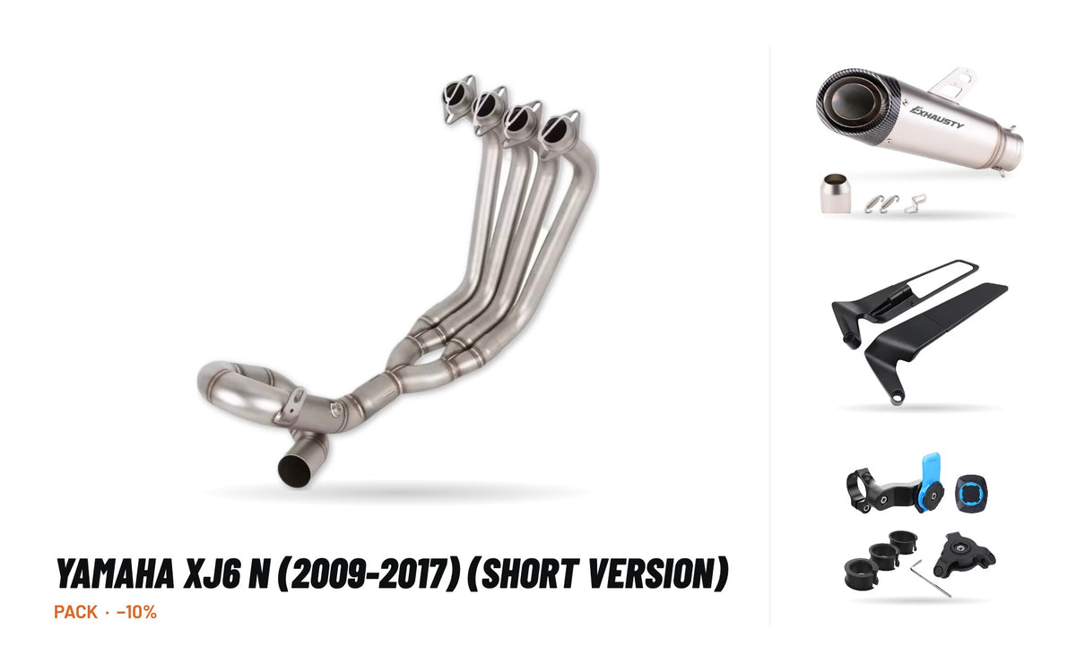 Kit Collettori + Silenziatore – Yamaha XJ6 N (2009-2017) (Versione corta)