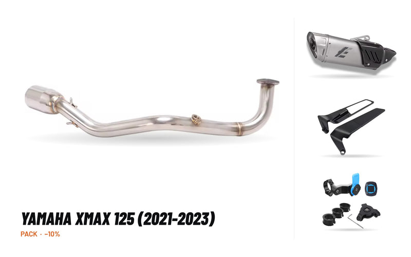 Pack Coletores + Ponteira – Yamaha Xmax 125 (2021-2023)