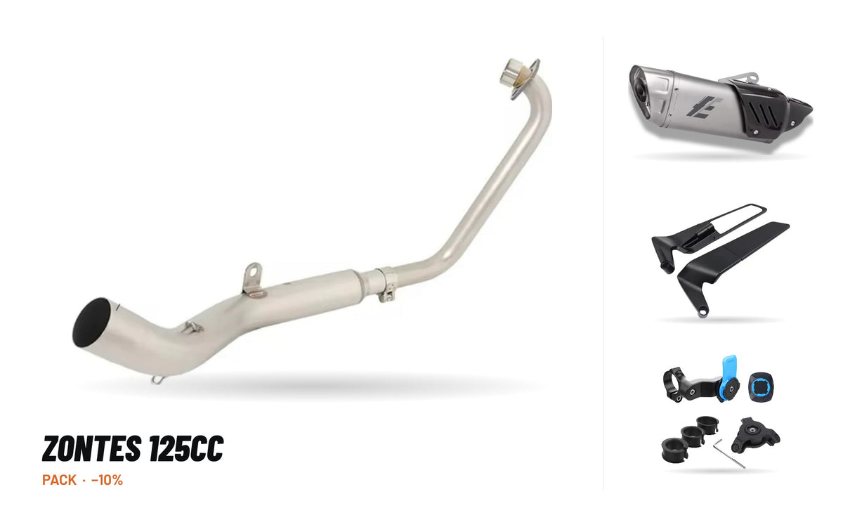 Kit Collettori + Silenziatore – Zontes 125cc
